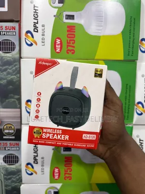 Aldeepo AD-S126 Rechargeable Mini Bluetooth Speaker with RGB Lights