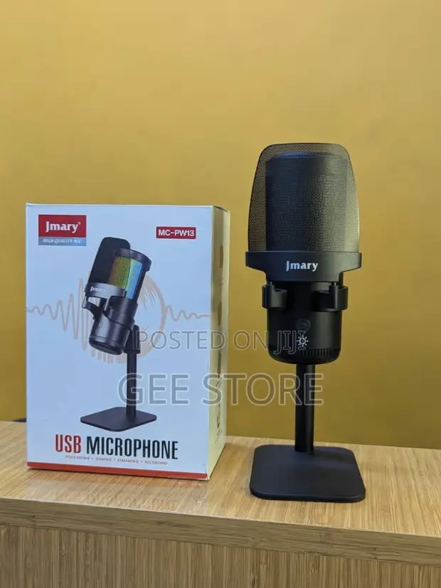 Jmary PW7 USB Podcast Microphone - Mpya Kabisa - 1