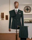 D Ro Slim-Fit Double Breasted Suit - 2