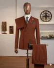 D Ro Slim-Fit Double Breasted Suit - 4