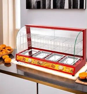 Hot Food Display Showcase - 4 Pan
