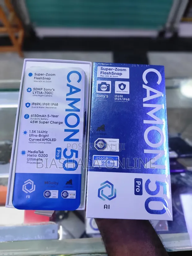 New Tecno Camon 50 Pro 256GB Green - 1