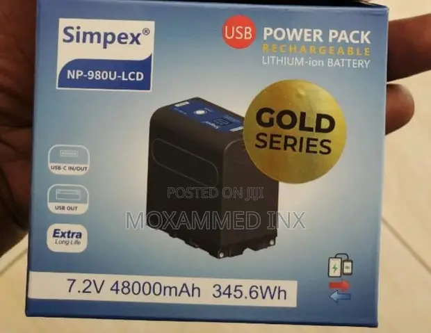 Betri ya Simpex NP-980U-LCD Lithium-Ion - 1