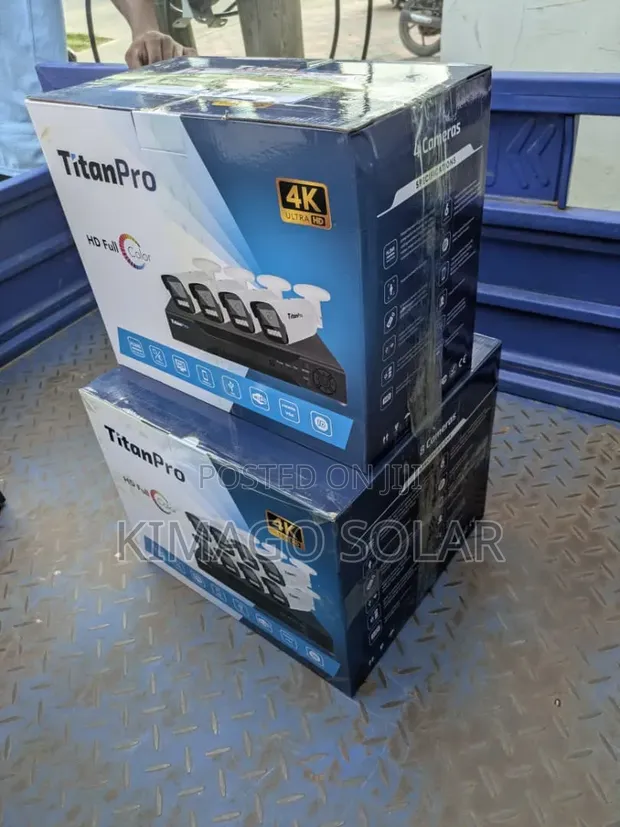 4 Channel HD 5MP CCTV Camera Kit with 500GB HDD - 1
