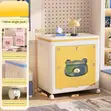 Foldable Storage Box with Wheels - Multi-Purpose Organizer - 2