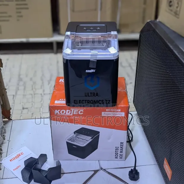 Kodtec 120W Ice Maker - 12kg/Day, 1.6L Tank - 1