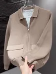 Korean Style Smart Casual Knit Cardigan Jacket - 5