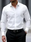 Premium Men's Slim-Fit Dress Shirts - 3