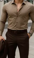 Premium Men's Slim-Fit Dress Shirts - 5