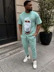 Men's T-Shirt and Trousers Set - 5