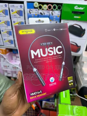 Brand New HM-5 Neckband Bluetooth Headset