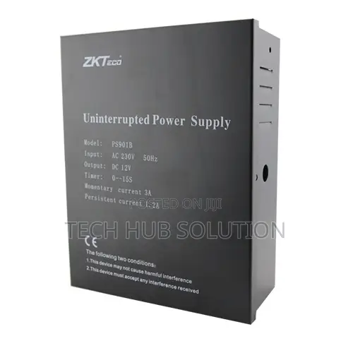 ZKTeco P1205B3 Power Supply Box for Access Control - 1
