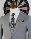 Romaster High Quality Men's Suit - Gray - 1