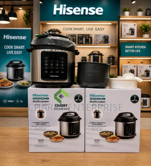 High Power Hisense Pressure Cooker 6L Multicooker 1000W - 1