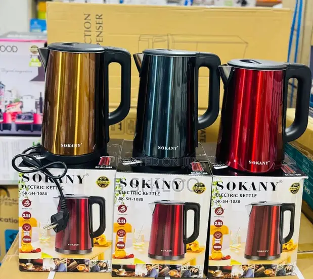 Sokany 2.5L Electric Water Kettle - Brand New - 1