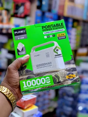 Punex Portable Power Station 100000mAh 22.5W Super Fast Charging