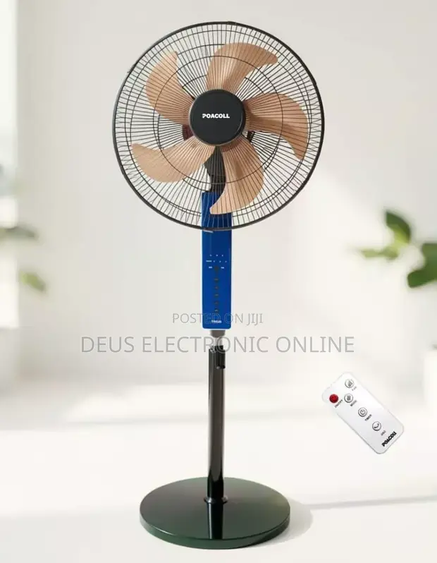 Poacoll 18" Floor Fan with Remote & Touch Screen - 1