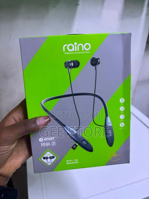 Brand New Raino Neckband Headphones - 1