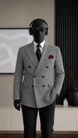 High Quality Casual Suit - White - 3