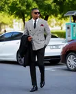 High Quality Casual Suit - White - 4