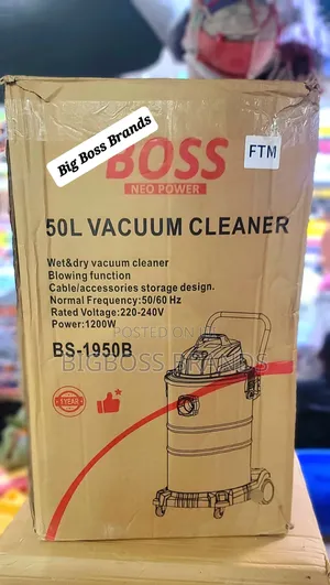 Boss Vacuum Cleaner 50 Liters BS-1950B