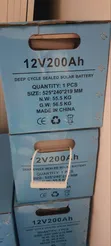 Solar Gel Battery 12V 200Ah Deep Cycle - 2