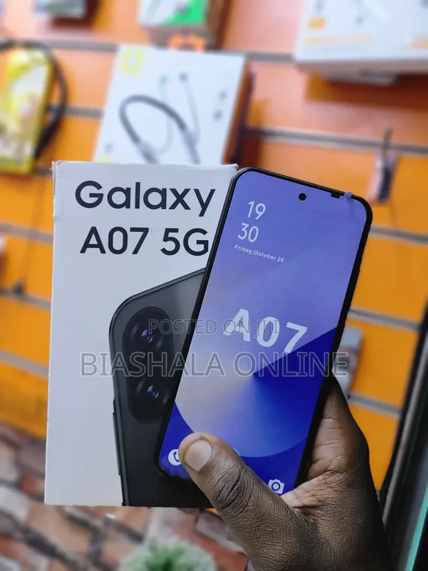 New Samsung Galaxy A07 5G 128GB Black - 1