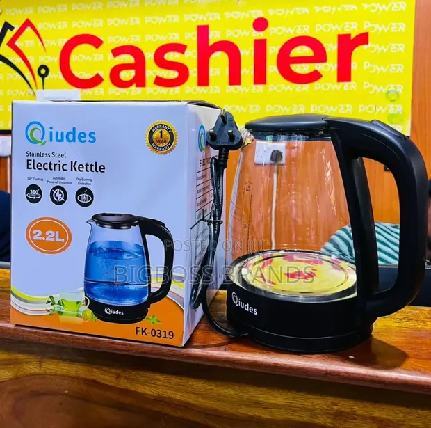 Qiudes Kikaango cha Maji cha Umeme cha Lita 2.2 - 1