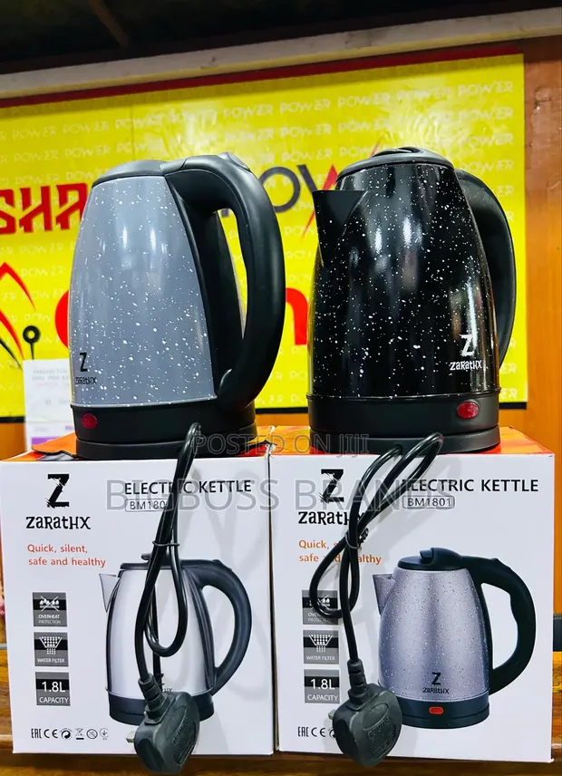Zarathx Kettle ya Maji ya Moto Lita 1.8 - 1