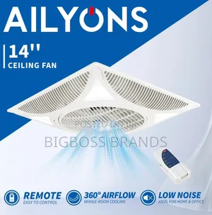 Ailyons Ceiling Fan 14-Inch 3600 Airflow