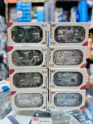 Transparent Wireless Mouse - Rechargeable, 2.4G/Bluetooth