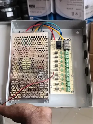 Swiss Tech 12V 10A Power Supply for 8 CCTV Cameras