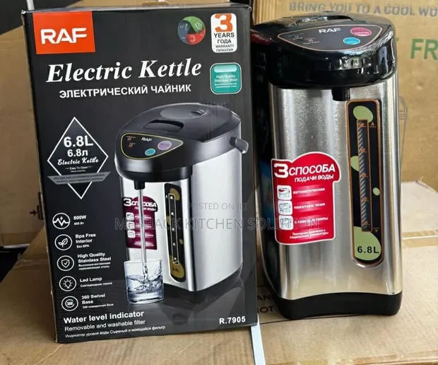 Raf Electric Kettle 6L Silver - 1