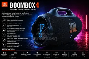 JBL Boombox 4 Portable Speaker
