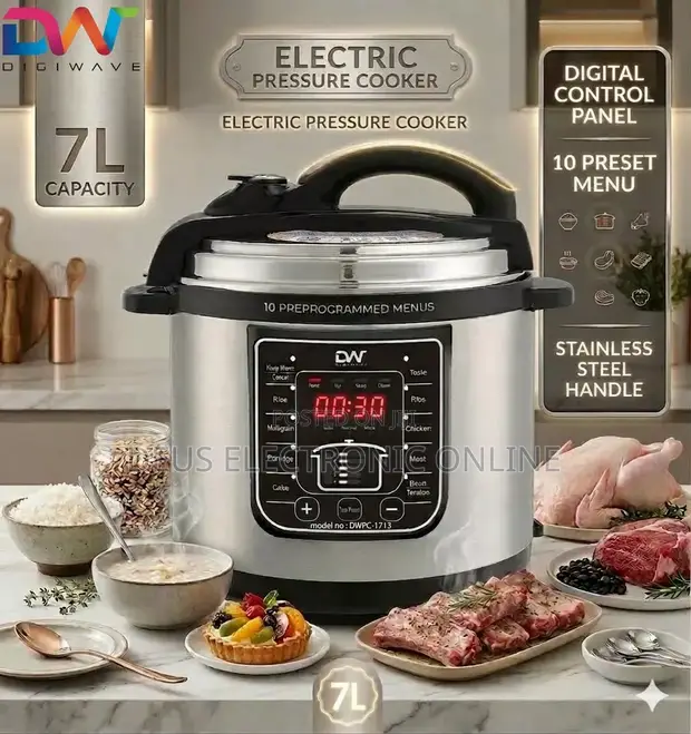 Digiwave Electric Pressure Cooker 7L - 1