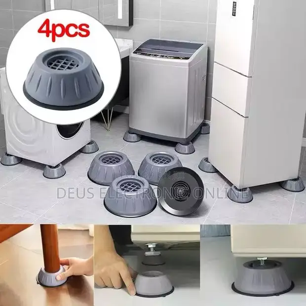 Fridge and Freezer Plastic Silicone Feet (4pc) - 1