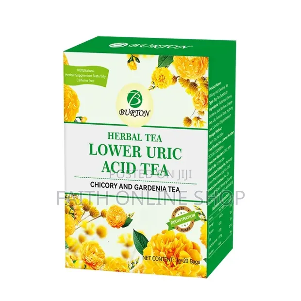 Burton Lower Uric Acid Herbal Tea - Chicory & Gardenia - 1
