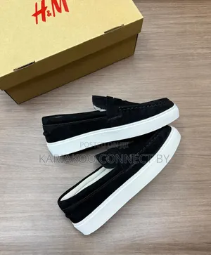 H&M Suede Penny Loafers