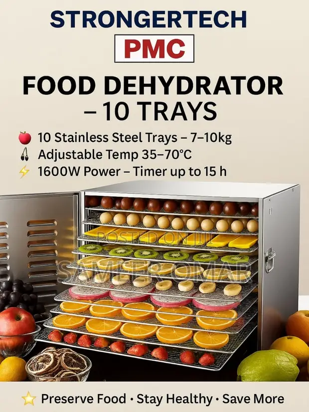 StrongerTech 10-Tray Food Dehydrator - 1