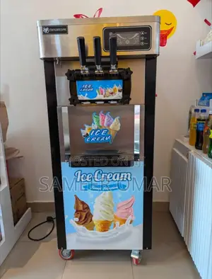 Brand New Ice Cream Machine - 1950W, 3 Handles