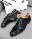 Classic Clarks Patent Leather Oxford Shoes - 2