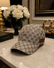 Classic Gucci Canvas Monogram Cap - 1