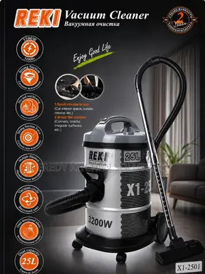 Reki Vacuum Cleaner 25L - 3200W