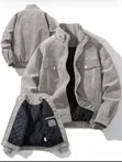 Premium Suede Bomber Jacket - 4