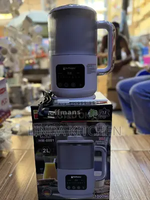 Hoffman Blender na Mixer ya Kupasha Joto Multifunctional 9-in-1, 2L
