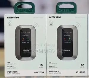 Green Lion Portable MiFi Router - 12-Hour Battery