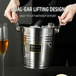 Polished Stainless Steel Ice Bucket 5L - 2