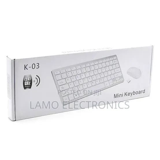 K-03 Mini Wireless Keyboard and Mouse Combo - 1