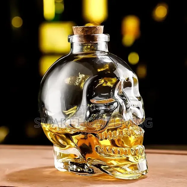 Skull Shaped Whiskey Decanter - 1