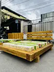 Modern Solid Wood Bed Frame - 2
